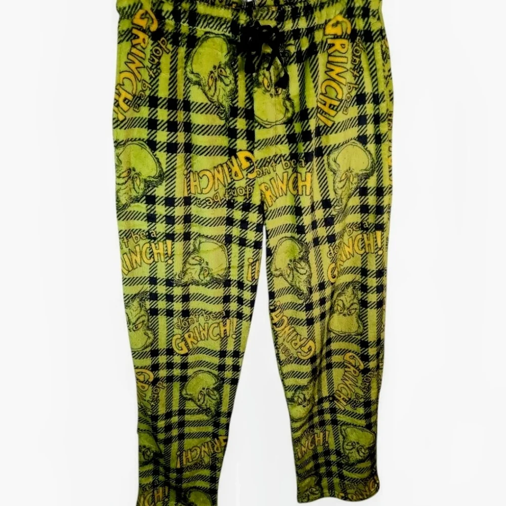 The Grinch Dr. Seuss Fleece Pajama Pants sizes Men XLG